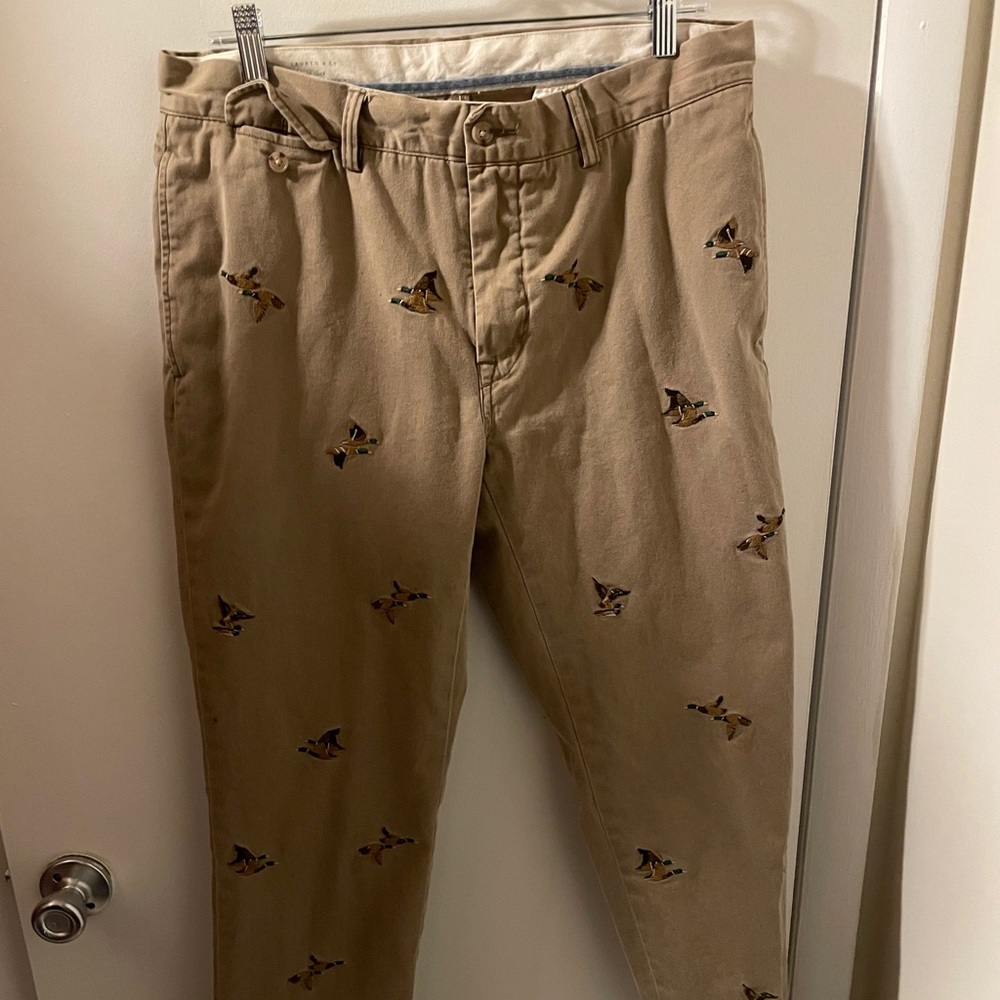 Polo Ralph Lauren Embroidered Mallard Khakis
